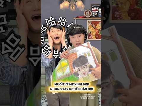 Muốn vẽ xinh đẹp nhưng tay nghề phản bội #haihuoc #giaitri thumbnail