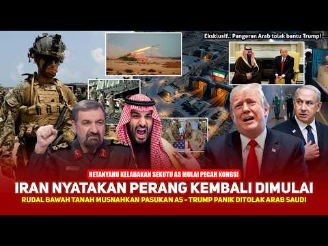 IRAN KIRIM PASUKAN AS KE NERAKA! Bom & Rudal dilumat, Raja Arab tegas tolak bantu Trump! thumbnail