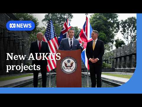 AUKUS to develop underwater drones and payloads by 2027 | ABC NEWS thumbnail