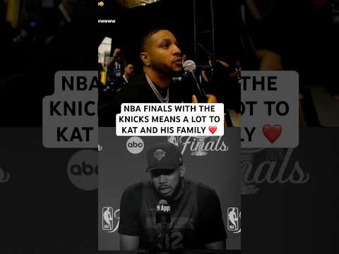 BenDaDonn asks KAT what it means to him and his family to be in the Finals with the Knicks thumbnail