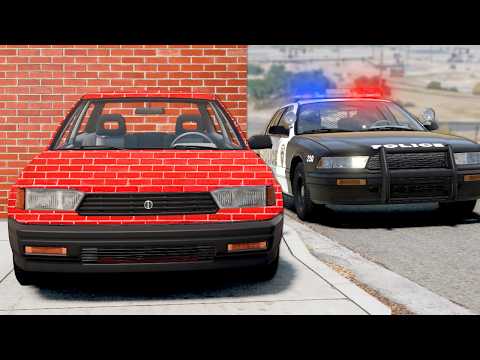 Camouflaging my Car to escape POLICE! (BeamNG) thumbnail