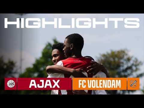 Ajax Under-14s beat FC Volendam 8-0 in the Cup final! 🏆 | Highlights Ajax O14 - FC Volendam | Cup thumbnail