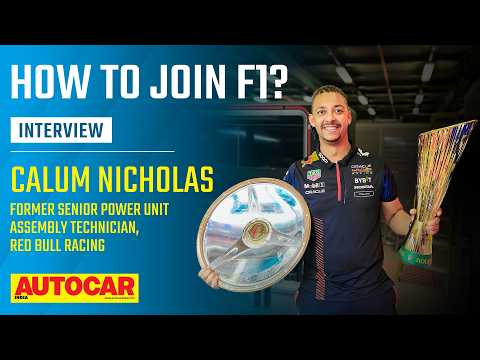 Breaking into F1, working with Verstappen and more - Calum Nicholas | Interview | Autocar India thumbnail