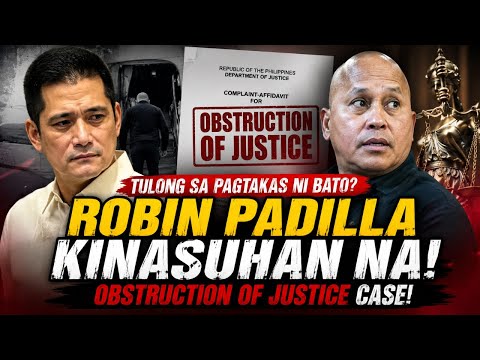 KINASUHAN NA?! Robin Padilla, Nahaharap sa Obstruction of Justice Case Dahil kay Bato?! thumbnail