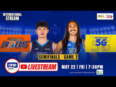 LIVE: MERALCO vs TNT | PBA SEASON 50 COMMISSIONER’S CUP SEMIS | MAY 22, 2026 | INTERNATIONAL STREAM thumbnail
