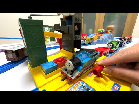 Thomas the Tank Engine Challenge! Sodor Island ☆ Create your own original course with Plarail thumbnail