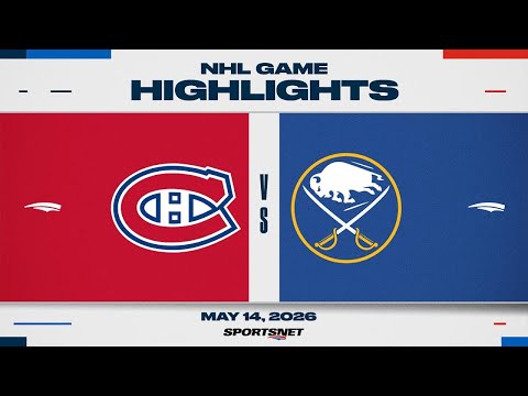 NHL Game 5 Highlights | Canadiens vs. Sabres - May 14, 2026 thumbnail