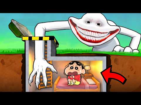 Shinchan Hiding in Underground Bunker  😱 thumbnail