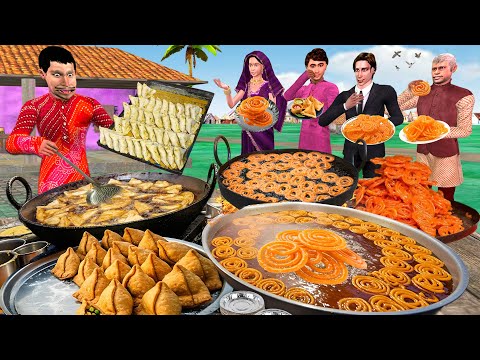 Imaandar Dahi Samosa Aur Malai Jalebi Wala Honest Street Food Vendor Hindi Kahaniya Moral Stories thumbnail