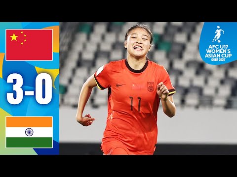 7th straight Semi-Final for China PR U17 | China PR - India | Highlights AFC U17 Women's Asian Cup™ thumbnail