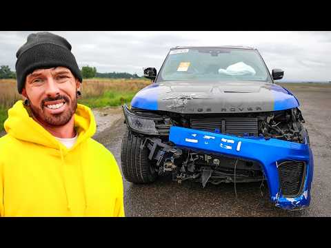 I BOUGHT A WRECKED RANGE ROVER SVR & ATTEMPTED TO REBUILD IT IN 7 DAYS thumbnail
