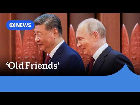China rolls out the red carpet for Vladimir Putin | ABC NEWS thumbnail