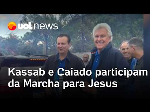 Caiado e Kassab participam de Marcha para Jesus em São Paulo thumbnail