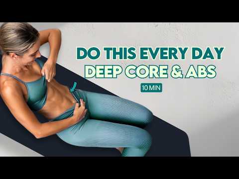 10 Min Daily Abs Workout with Lilly Sabri | No equipment thumbnail