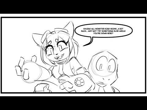 Kit in the UNDERTALE UNIVERSE?!! (Gameoverse x Undertale Comic Dub) thumbnail