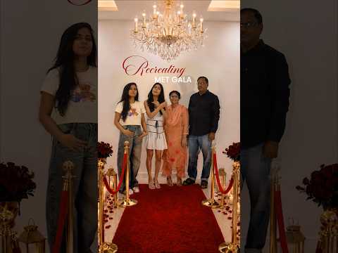 Indian Family Recreating Met Gala Looks?♥️ thumbnail