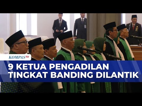 Momen Ketua MA Lantik 9 Ketua Pengadilan Tingkat Banding di Gedung Mahkamah Agung | MA NEWS thumbnail