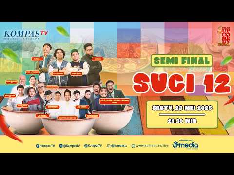 ? LIVE - SEMI FINAL SUCI 12: 4 Besar Komika Bahas Kuliner Unik hingga Roasting Arie Kriting thumbnail