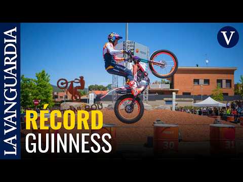 Toni Bou se catapulta con el récord Guinness de saltos sobre una rueda en moto de trial thumbnail
