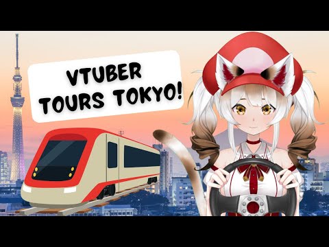 Vtuber rides the train in Tokyo! Sunset on the Yurikamome Monorail^^ thumbnail