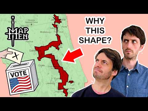 Weird maps win elections - Gerrymandering explained thumbnail