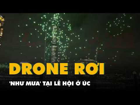 Video gần 90 chiếc drone 'rơi như mưa' tại lễ hội ở Úc thumbnail
