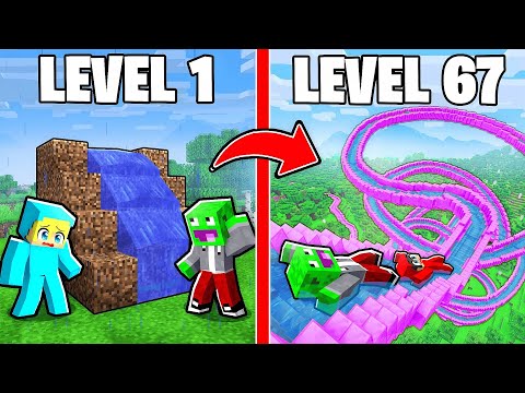 PRZETESTOWALIŚMY WSZYSTKIE ZJEŻDŻALNIE WODNE w Minecraft! thumbnail