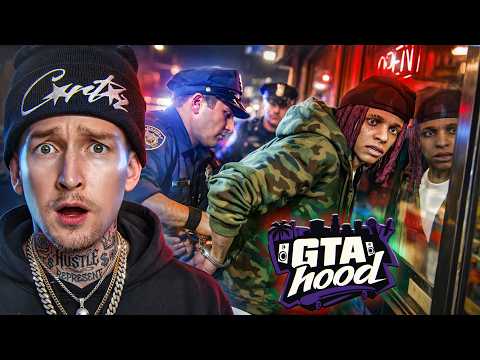 GTA V HOOD - ZOSTAŁEM ZŁAPANY... 🫨[3] thumbnail