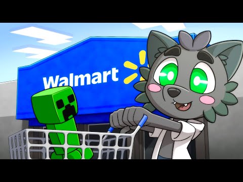 Comprando cosas de Minecraft en un SUPERMERCADO thumbnail