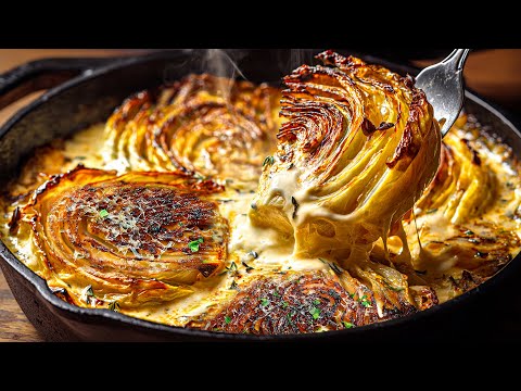 This roasted Cabbage Melts Like Butter❗️ A Simple Recipe I Make Every Week! Easy Dinner Recipes thumbnail