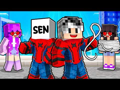 Seninle Süper Kahraman Olup Kızları Etkiledik - Minecraft thumbnail
