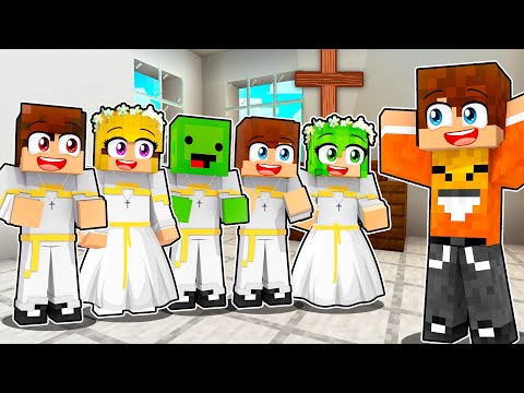 MOI PRZYJACIELE MAJĄ PIERWSZĄ KOMUNIE ŚWIĘTĄ w Minecraft! thumbnail