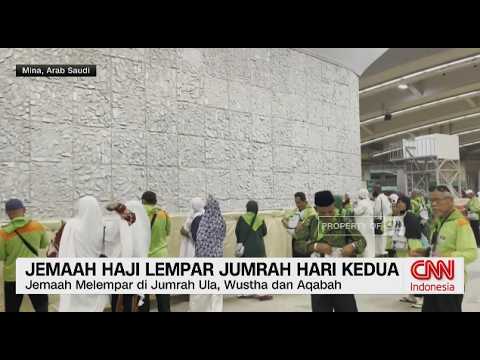 Situasi Jamarat Lengang Saat Jemaah Haji Lempar Jumrah di Mina thumbnail