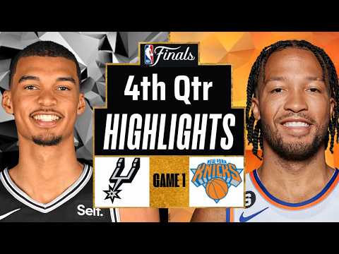 Spurs vs Knicks Highlights Today 4th Qtr P2 | Jun 3 | 2026 NBA Finals Full Highlights Game 1 thumbnail