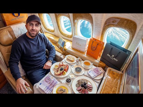 J’AI ACHETÉ LE BILLET FIRST CLASS LE PLUS CHER DU MONDE 🥵🥵!! MES VACANCES DE RÊVE 😍😍!! thumbnail