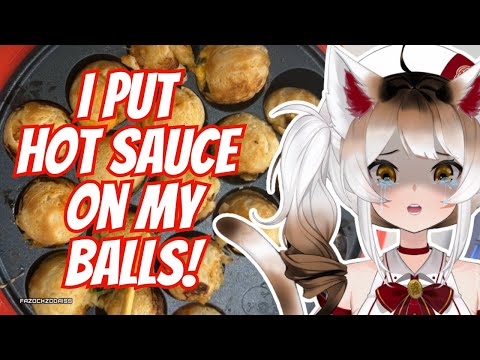 Vtuber teaches you how (not) to make octopus balls aka takoyaki thumbnail