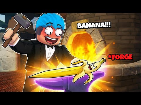 ANG BANANA SWORD NG KATATAWANAN | Roblox | The Forge thumbnail