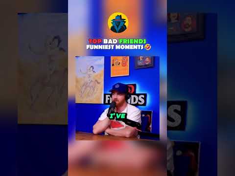 Bad Friends Funniest Moments🤣 #viralvideo #funny #interestingclips #viralshort #podcast #badfriends thumbnail