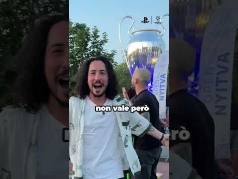 Riconosci il tifoso dalla faccia?😂#UCLFinal #PlayStation #AD thumbnail