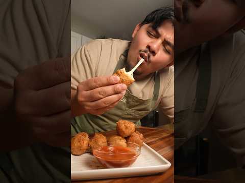 Chicken Nugget Mozzarella Sticks. Two cravings, one bite. #SargentoAmbassador thumbnail
