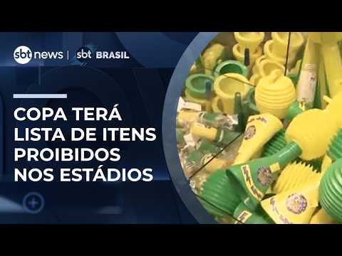 FIFA proíbe vuvuzelas e garrafas de água nos estádios da Copa do Mundo | #SBTBrasil thumbnail