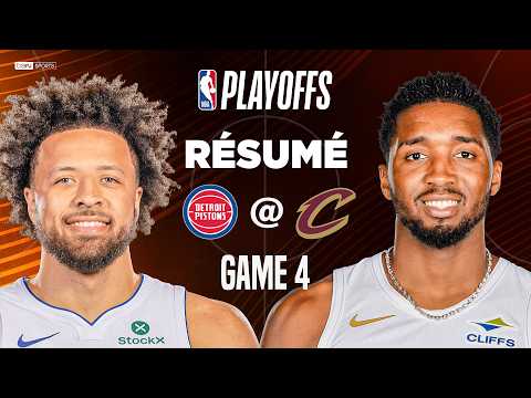 Résumé : PISTONS @ CAVS, Donovan MITCHELL HISTORIQUE, Cleveland peut-il égaliser ? thumbnail