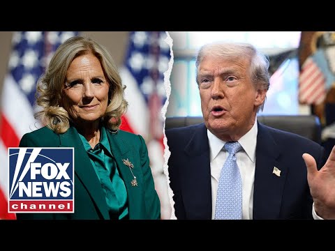 Jill Biden blames TRUMP for decision to pardon Hunter thumbnail