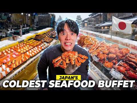 I Tried Seafood Buffet in Japan's COLDEST Region, and I LOVED IT! thumbnail