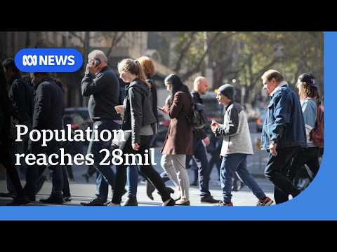 Australia's population reaches 28 million people | ABC NEWS thumbnail