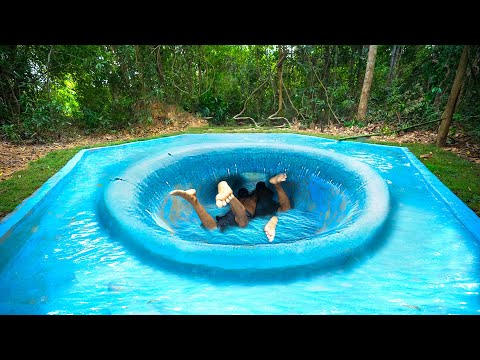 Build The Most Underground Tunnel Slide Swimming Pool by Ancient Skills [Full Video] thumbnail