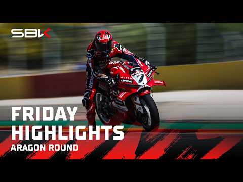 HIGHLIGHTS from an exciting Friday at Aragon 😎 | 2026 #AragonWorldSBK 🇪🇸 thumbnail