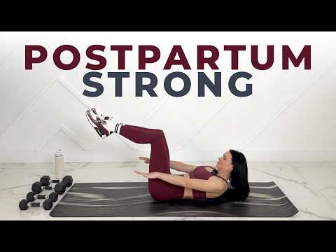 20-Min Postpartum Workout! Legs and Glutes Builder thumbnail