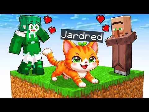 Me Hice pasar por BEBÉ GATO en UN CHUNK en Minecraft! thumbnail