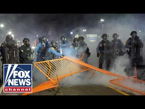 Violence ERUPTS outside ICE facility in New Jersey thumbnail
